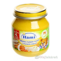 Hami příkrm Zelenina s kuřecím masem 4 m+ 125 g