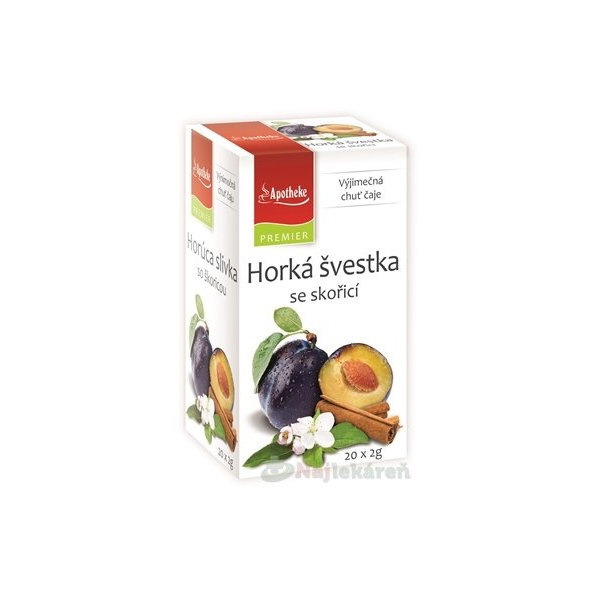 APOTHEKE Premier Selection čaj horká švestka 20x2 g