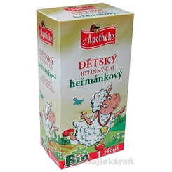 APOTHEKE BIO dětský bylinný čaj heřmánkový 20×1 g