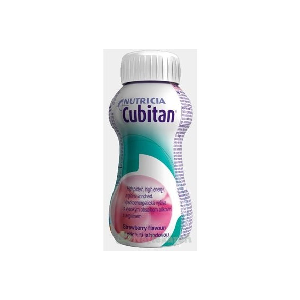 Cubitan jahoda 4x200 ml