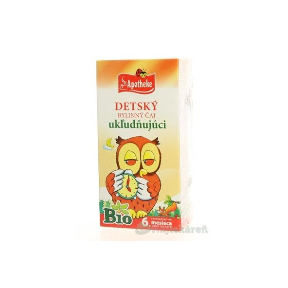 APOTHEKE BIO Dětský bylinný čaj uklidňující 20x1,5 g