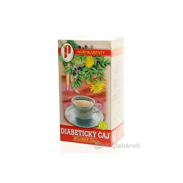 AGROKARPATY Diabetický čaj 20x2 g