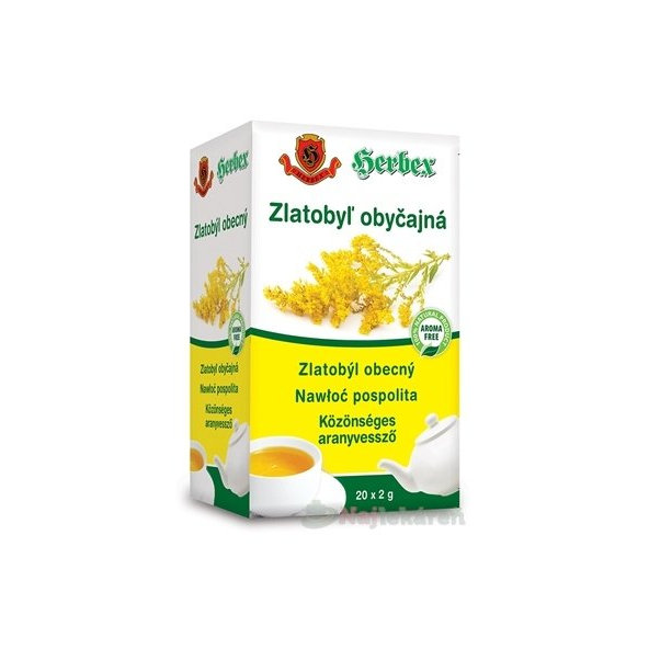 HERBEX zlatobýl obecný čaj 20x2 g