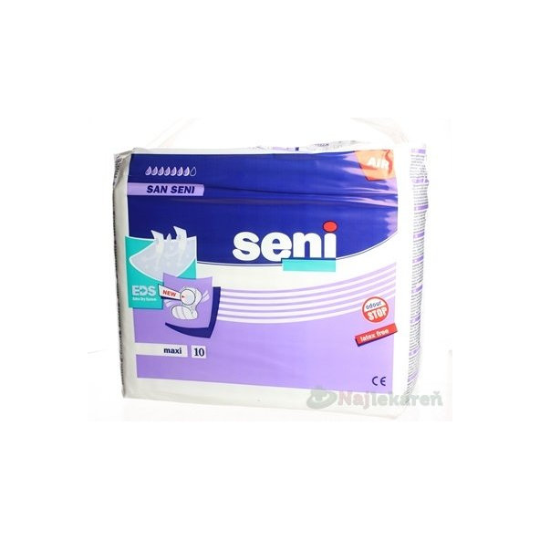 Seni San Seni Maxi vkládací plenky 36x65cm 2000 ml 10 ks