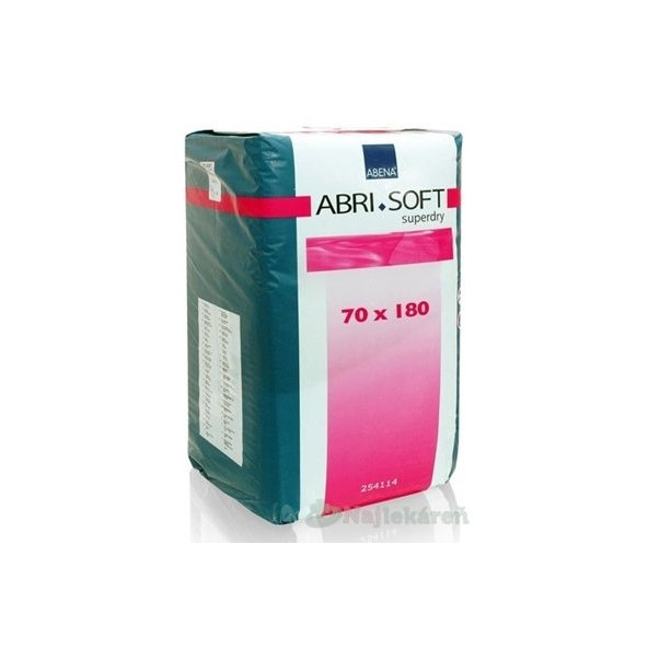Abena Abri-Soft Superdry zastýlací podložka 70x180 cm 2000 ml 30 ks