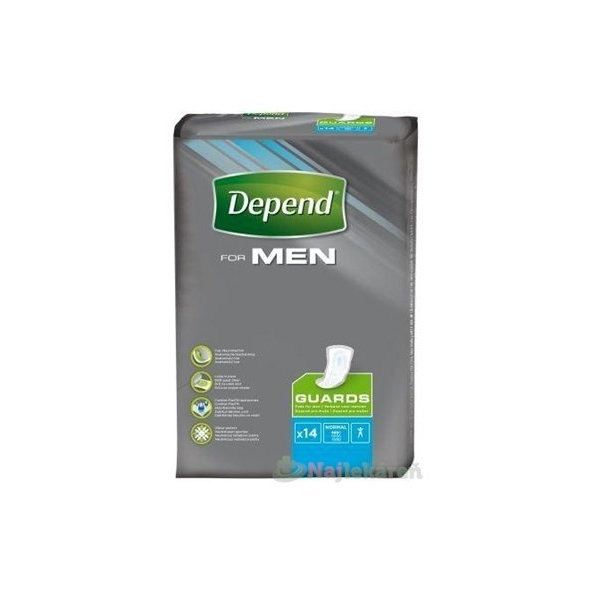 DEPEND For Men Inkontinenční vložky 14 ks