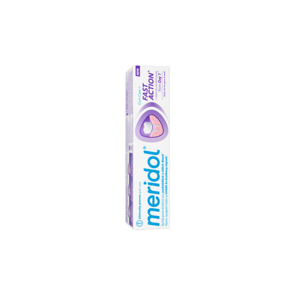 Meridol Fast Action zubní pasta ochrana citlivých dásní 75 ml