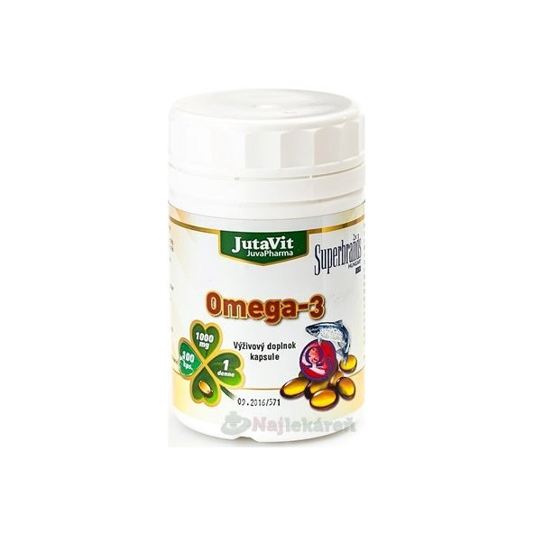 JutaVit Omega-3 100 kapslí
