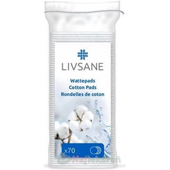 LIVSANE kosmetické vatové tampony 70 ks