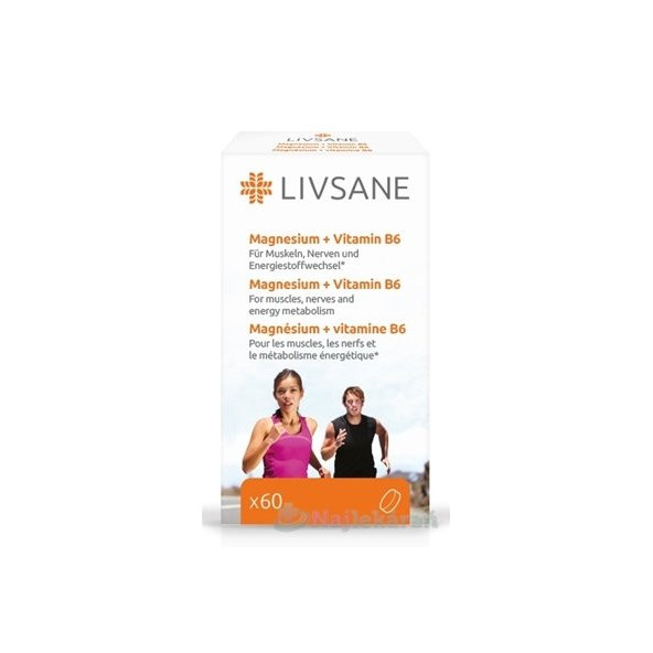 LIVSANE Magnesium + vitamin B6 60 tablet