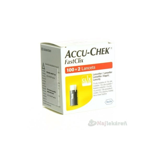 Accu-Chek FastClix lancetové zásobníky 17x6 102 lancet