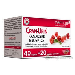 Barny's Cran-Urin kanadské brusinky 60 kapslí