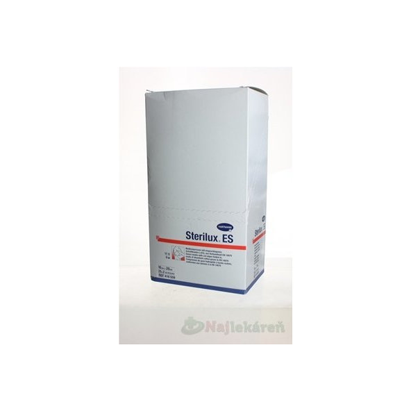 Sterilux ES kompres sterilní se založenými okraji 10×20 cm 50 ks