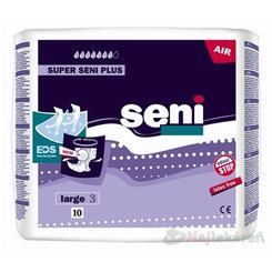 Seni Super Plus Air Large 3 plenkové inkontinenční kalhotky 10 ks