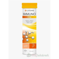 LIVSANE Immuno Vital šumivé tablety 20 tablet