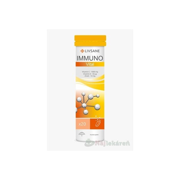LIVSANE Immuno Vital šumivé tablety 20 tablet