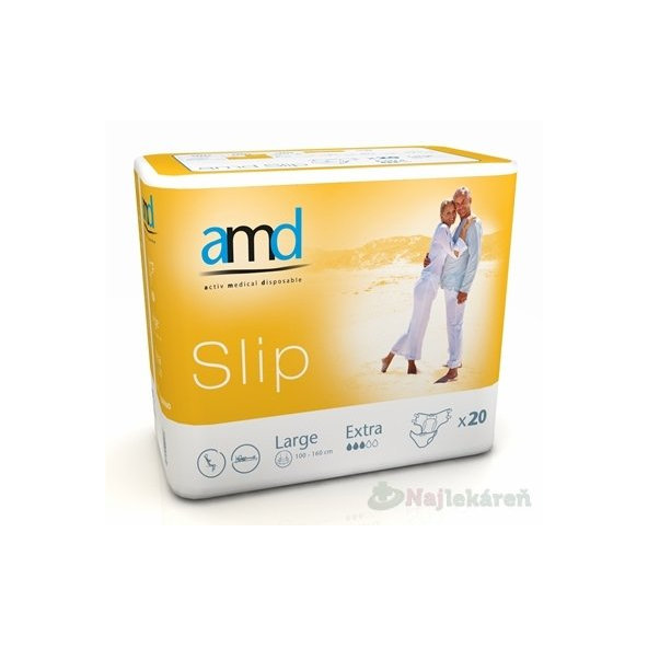 AMD Slip Extra inkontinenční pleny velikost L 20 ks