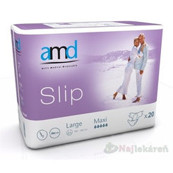 AMD Slip Maxi inkontinenční pleny velikost L 20 ks
