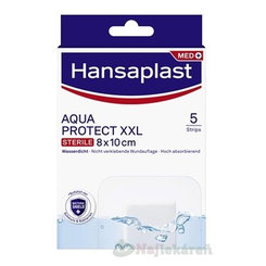 Hansaplast Aquaprotect XXL vodotěsná náplast 8×10cm 5 ks