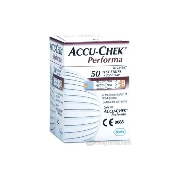 Accu-Chek Performa testovací proužky do glukometru 50 ks