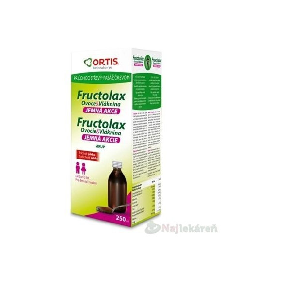 Fructolax sirup ovoce a vláknina 250 ml