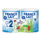 France Lait 2 mléčná výživa 6-12 m + Linteo Kids vlhčené ubrousky