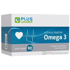 Plus Lekáreň Omega 3 90 kapslí
