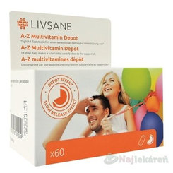 LIVSANE A-Z Multivitamin komplex 60 tablet