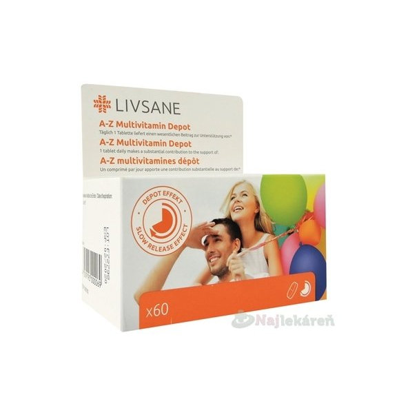 LIVSANE A-Z Multivitamin komplex 60 tablet