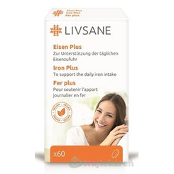 LIVSANE železo Plus s vitamíny 60 tablet