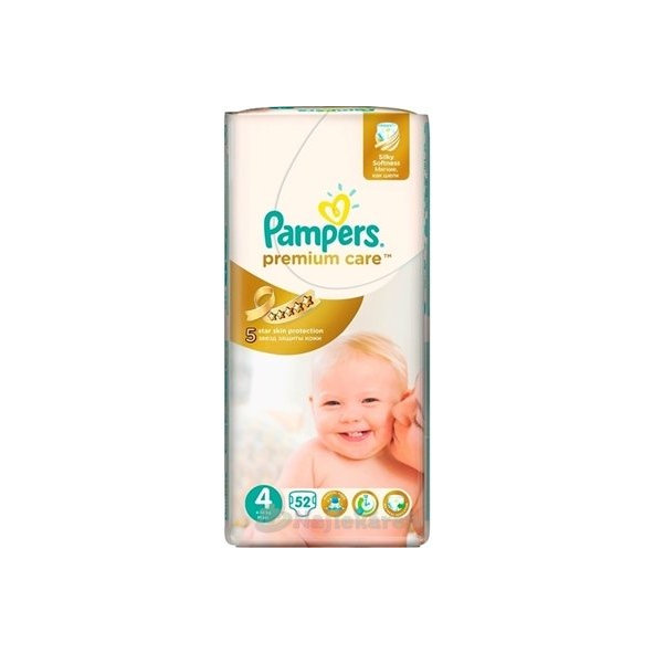 Pampers Premium Care jednorázové pleny vel. 4 Maxi 52 ks