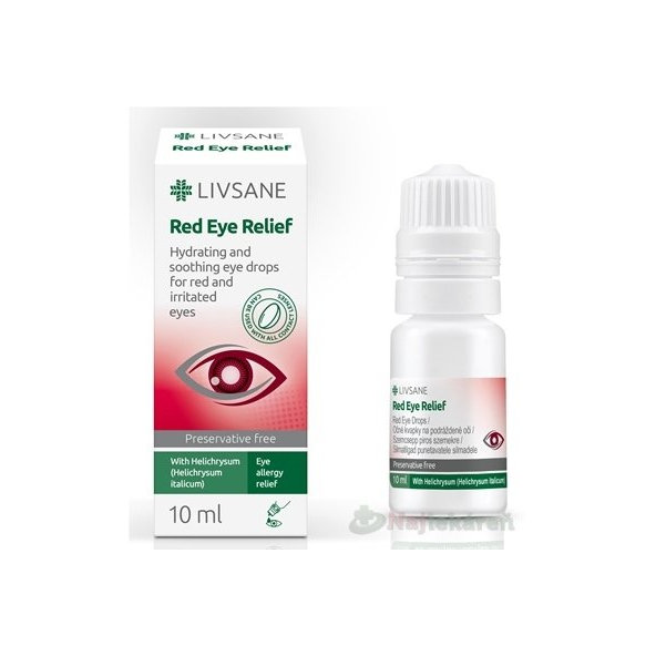 LIVSANE Oční kapky Helichrysum bez konzervantů 10 ml
