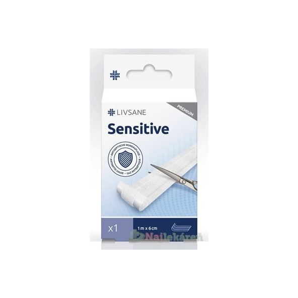 LIVSANE Sensitive PREMIUM náplast pás 1 m x 6 cm
