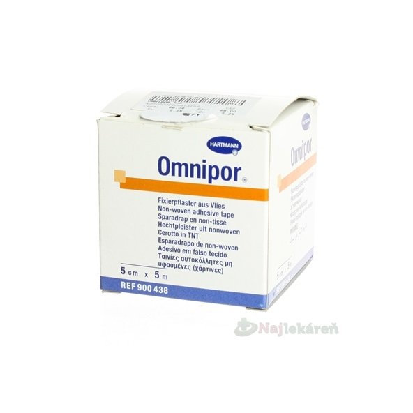 Omnipor fixační náplast z netkané textilie 5 cm × 5 m 1 ks