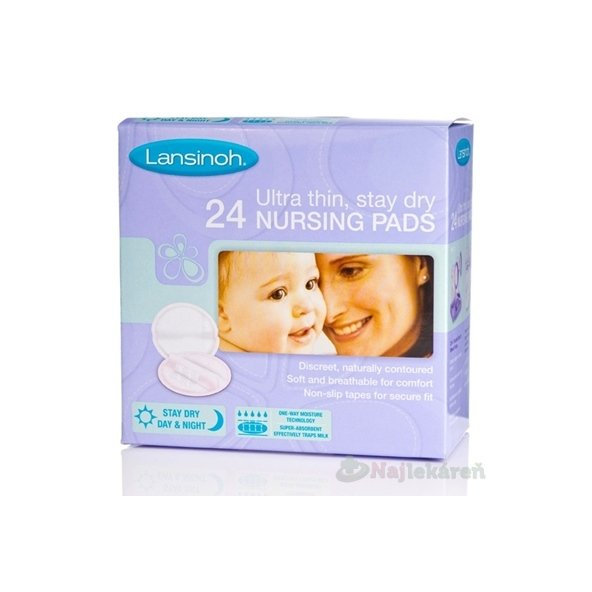 Lansinoh jednorázové vložky do podprsenky 24 ks