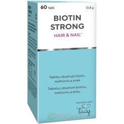 Vitabalans Biotin Strong vlasy nehty 60 tablet