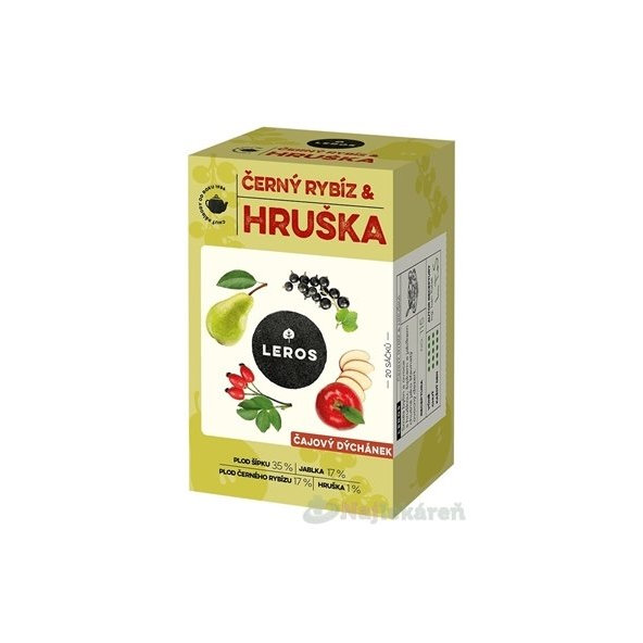 Leros Čajová chvilka černý rybíz & hruška čaj