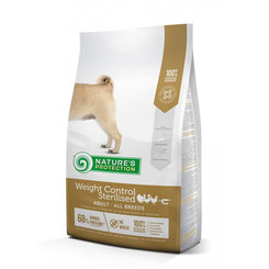 Natures Protection Weight Control Sterilised granule pro psy s drůbežím masem a krilem 4 kg