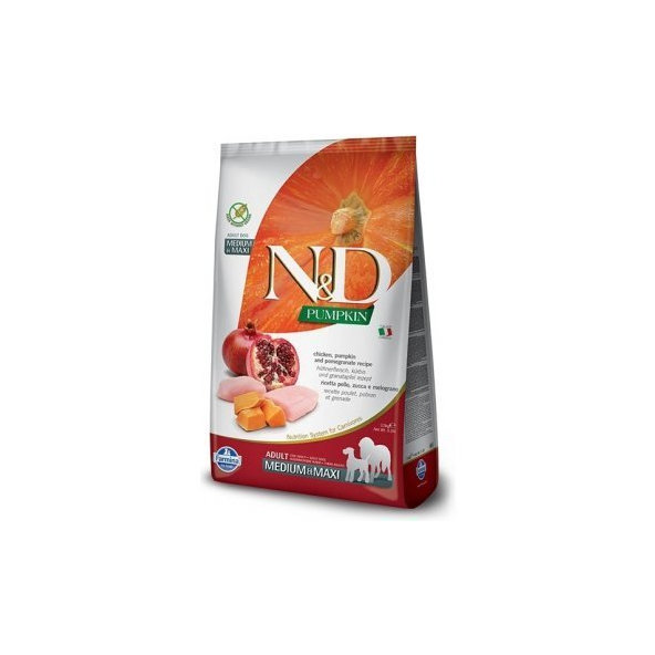 Farmina N&D Pumpkin Adult Medium Maxi jelen jablko 12 kg