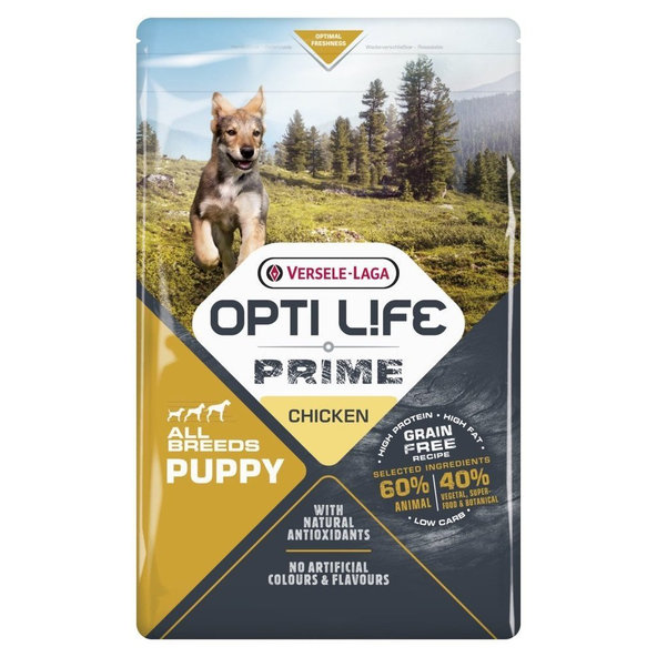 Versele Laga Opti Life Prime Puppy krmivo pro štěňata 12,5 kg