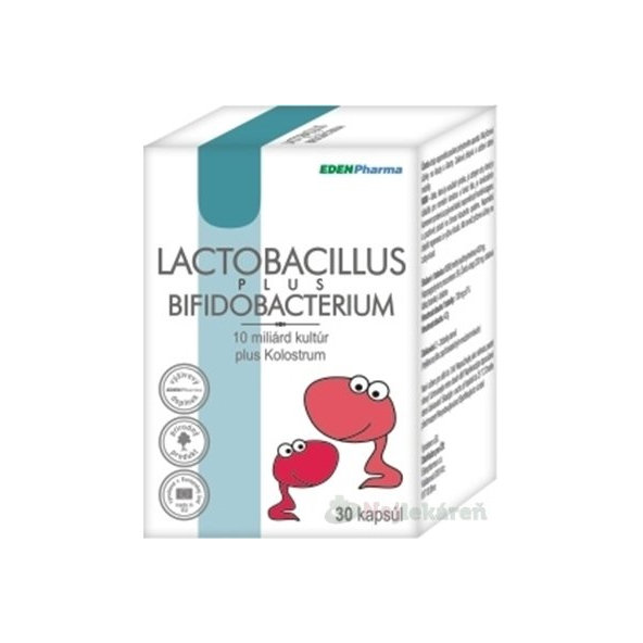 EDENPharma Lactobacillus Plus Bifidobacterium 30 kapslí