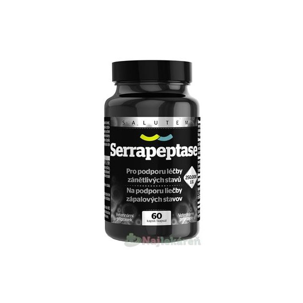 Salutem Serrapeptase 250000 IU 60 kapslí