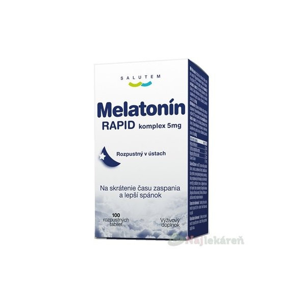 SALUTEM Melatonin RAPID komplex 5 mg 100 tablet