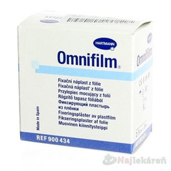 Omnifilm hypoalergenní fixační náplast z fólie 2,5 cm × 5 m 1 ks