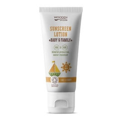 Wooden Spoon opalovací tělové mléko Baby & Family SPF 30 100 ml