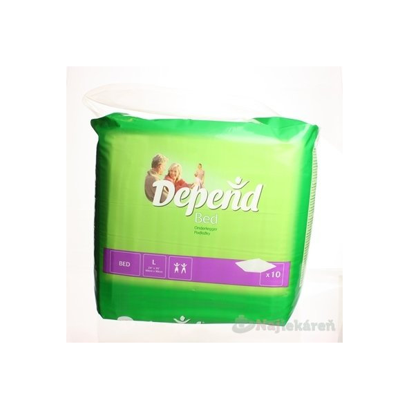 DEPEND Bed Absorpční podložky L 60 x 90 cm 10 ks