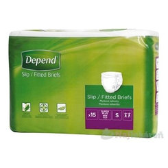 DEPEND Slip Super Plus Inkontinenční kalhotky plenkové S 15 ks