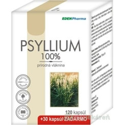 EDENPharma Psyllium rozpustná vláknina 120 + 30 kapslí zdarma