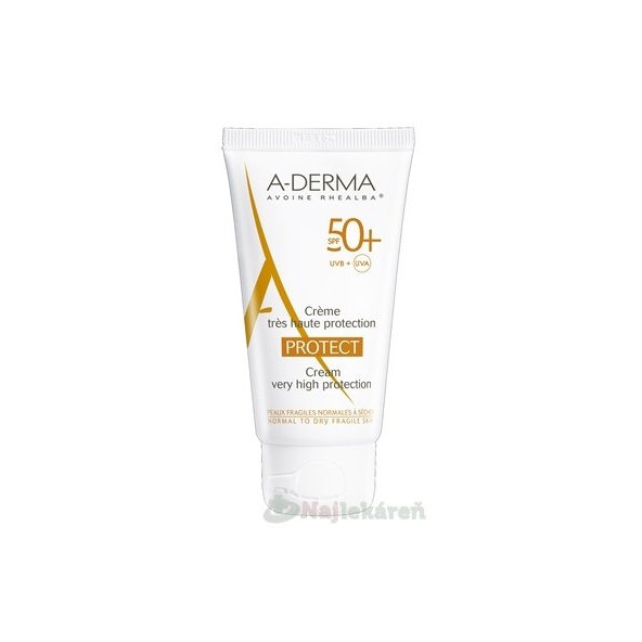 A-DERMA Protect opalovací krém SPF 50+ 40 ml