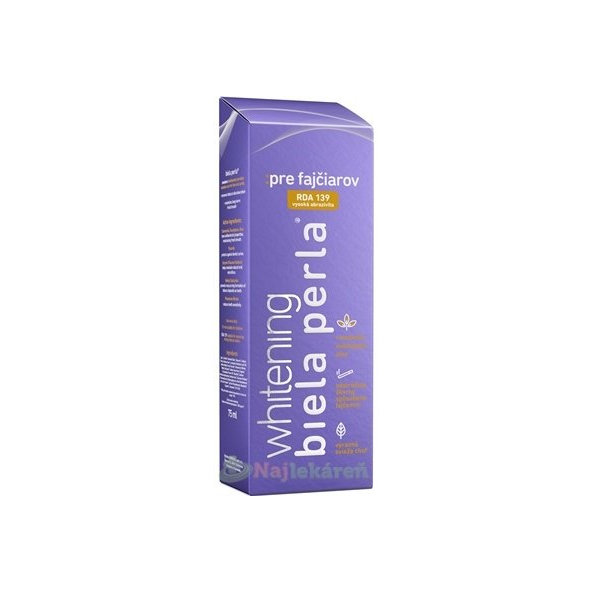 Biela Perla pro kuřáky whitening zubní pasta 75 ml